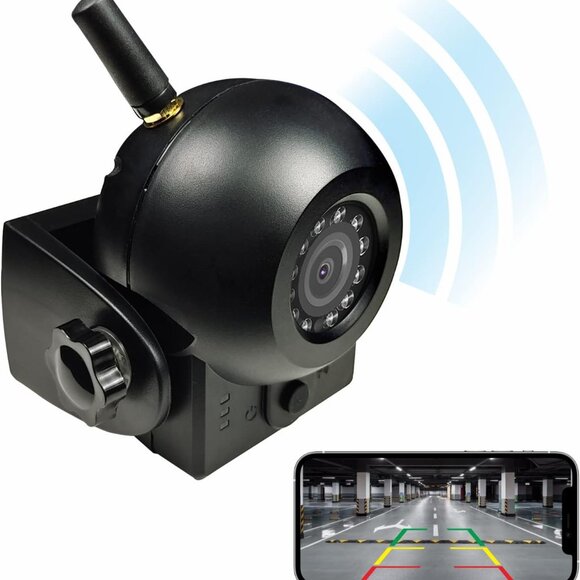 720P WiFi Bakcup Camera-Wireless Magnetic Reversing Camera with Rechargeable Bat - Picture 1 of 8
